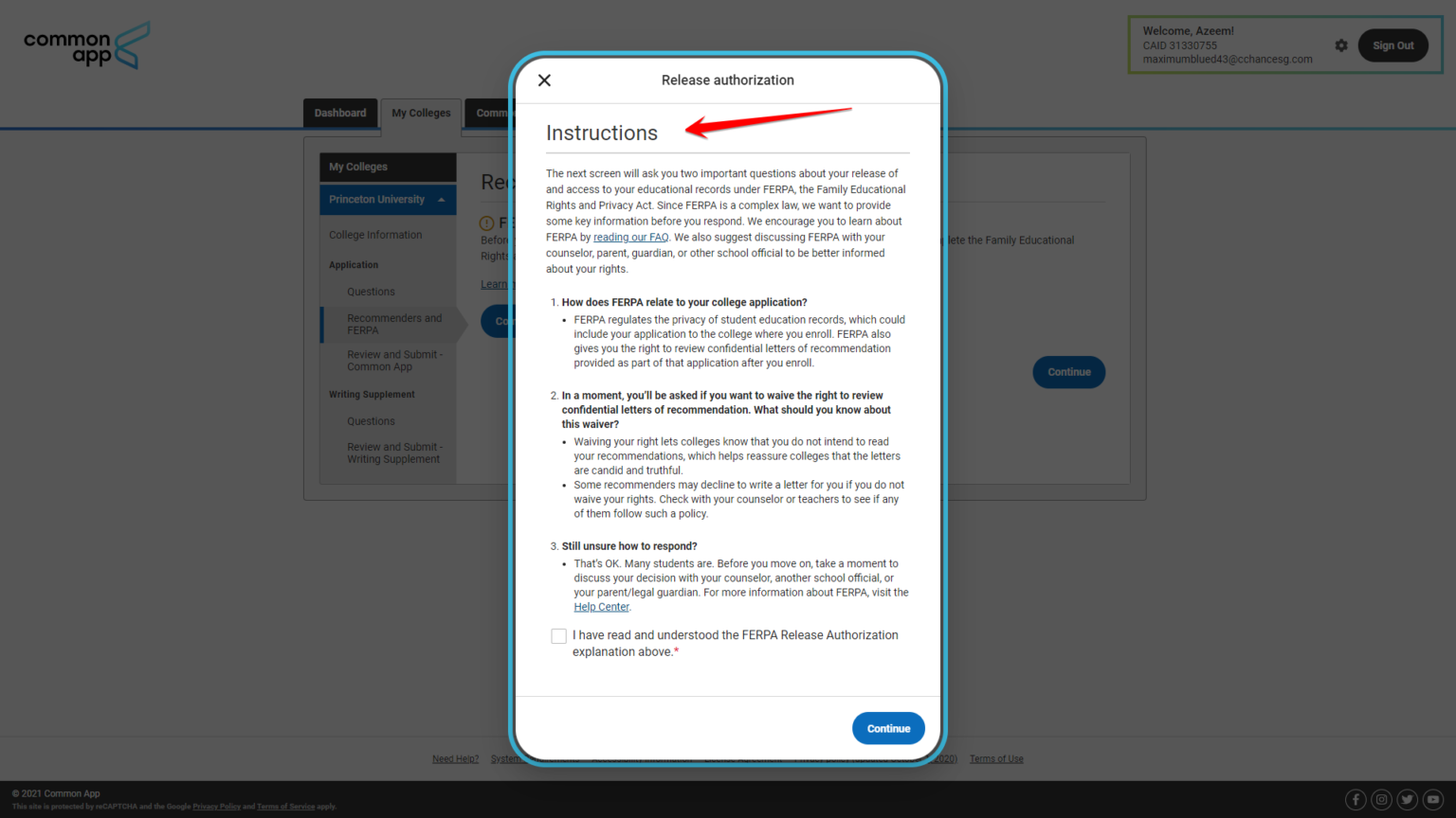 COMMON APPLICATION FEE WAIVER FORM visual data 3