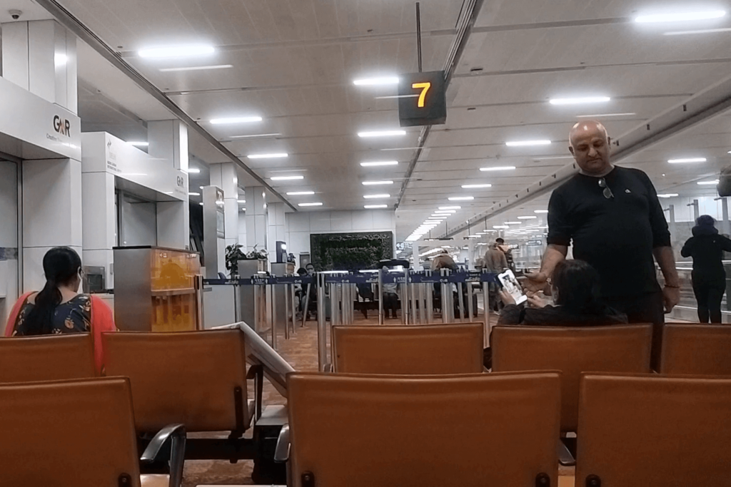 Boarding Area of Gate 7 - Indira Gandhi International Airport, New Delhi