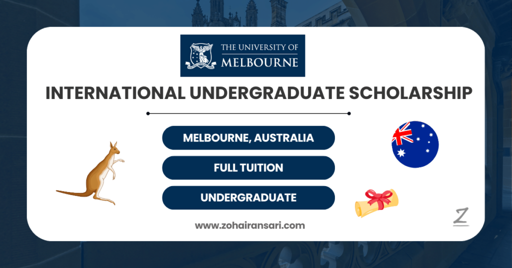 Melbourne International Undergraduate Scholarship at The University of Melbourne