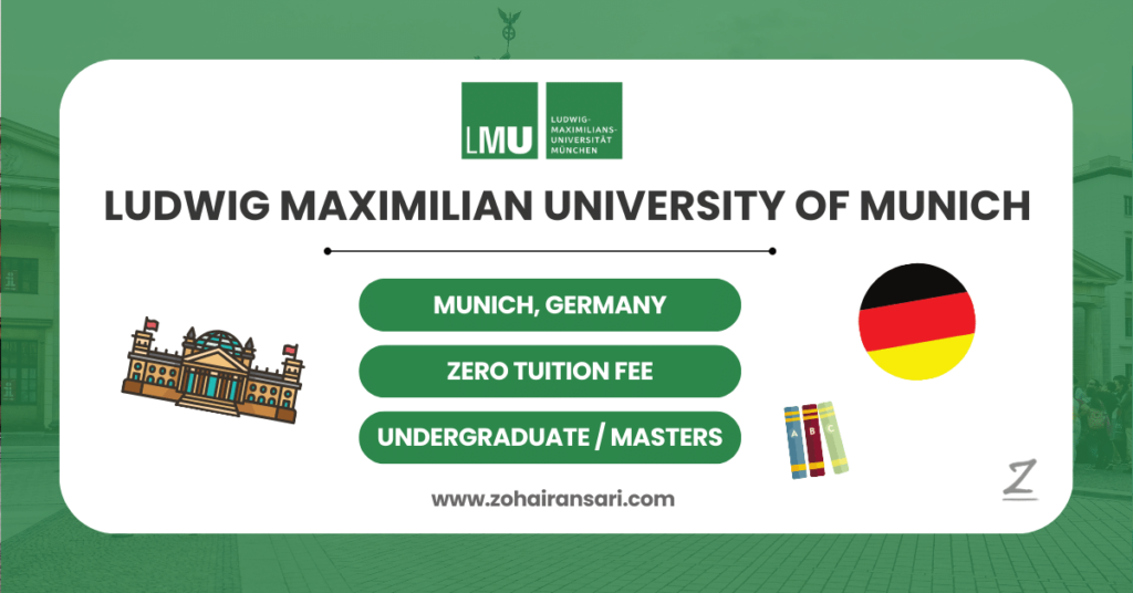 Zero Tuition Fee at the Ludwig Maximilian University of Munich