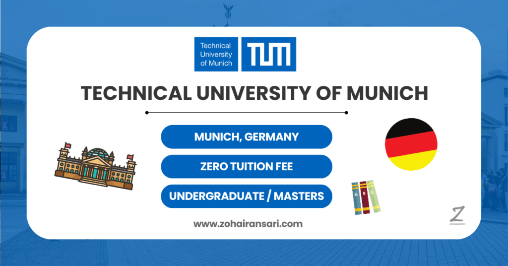 Zero Tuition Fee at the Technical University of Munich