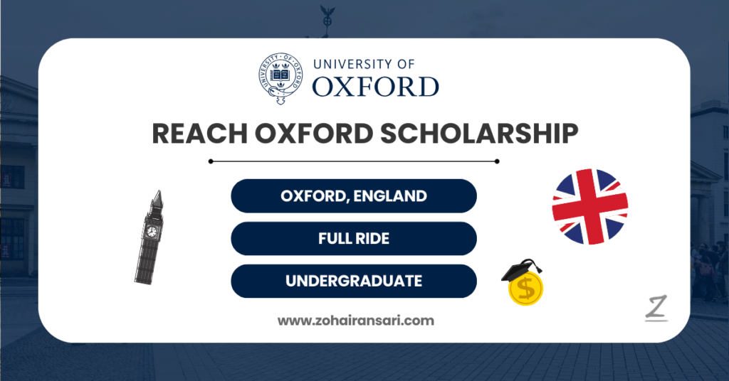 Reach Oxford Scholarship by the University of Oxford