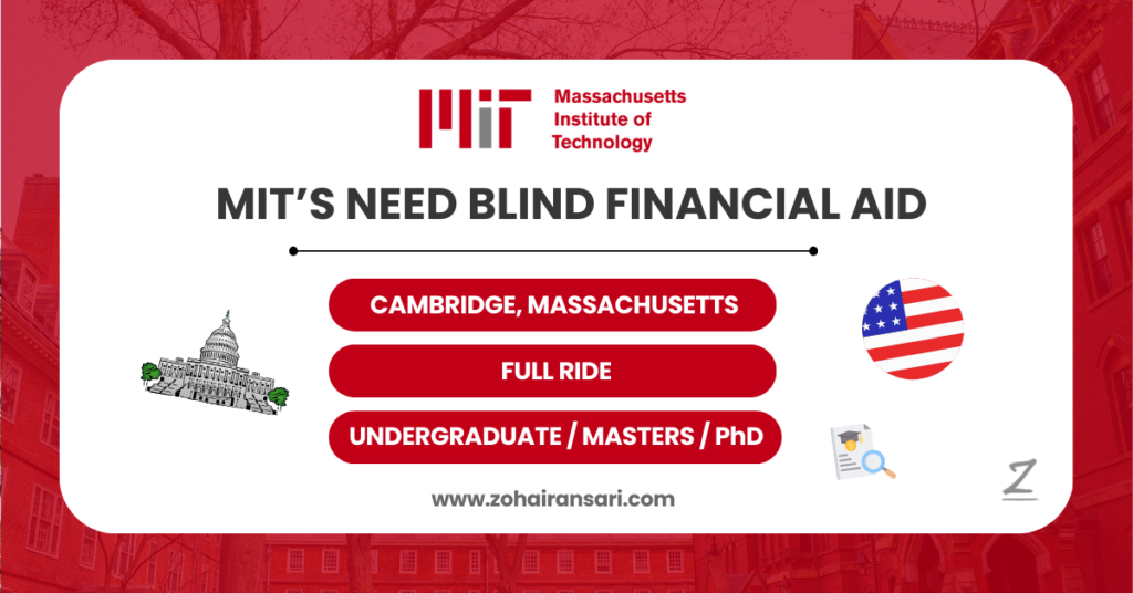 Need Blind Financial Aid by the Massachusetts Institute of Technology