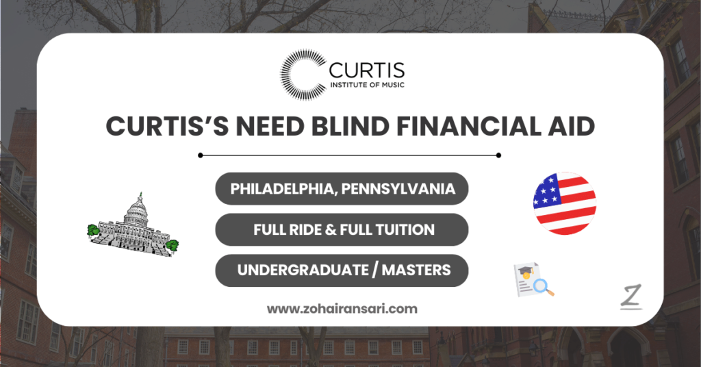 Need Blind Financial Aid at the Curtis Institute of Music 