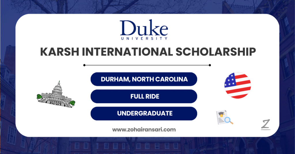 Karsh International Scholarship at Duke University
