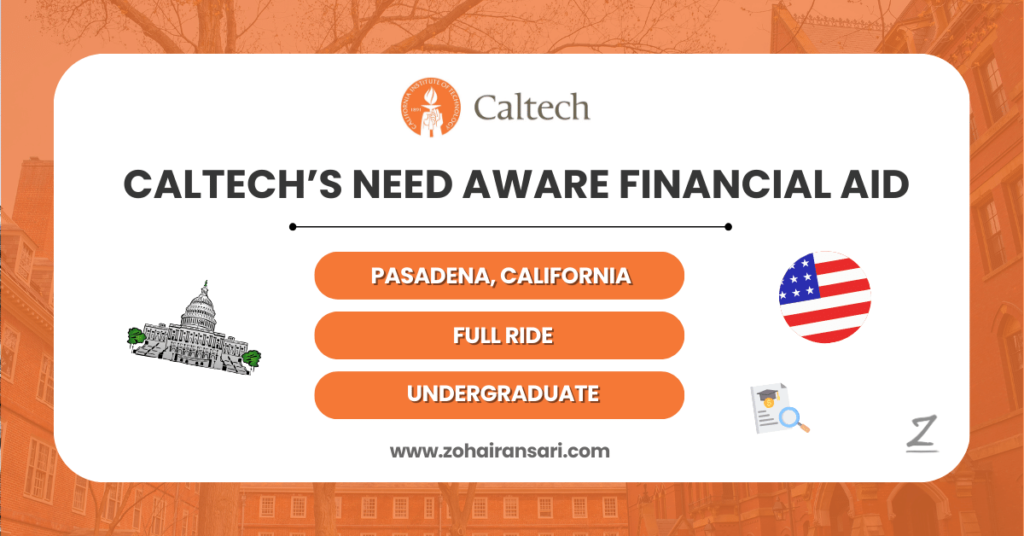 Need Aware Financial Aid at California Institute of Technology