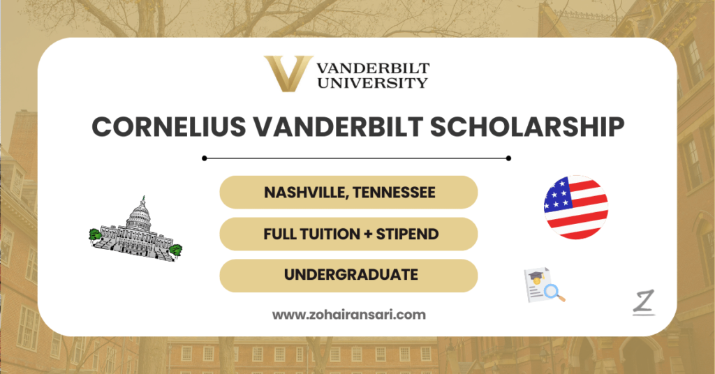 Cornelius Vanderbilt Scholarship at Vanderbilt University