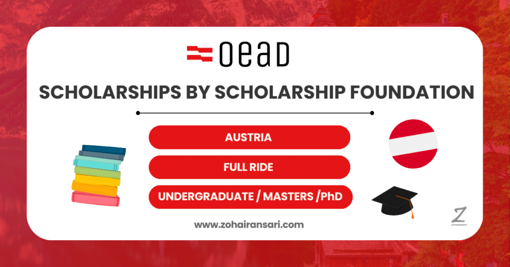Scholarships by Scholarship Foundation of Austrian Government